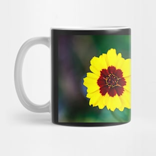 Yellow Tickseed Flower Mug